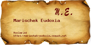 Marischek Eudoxia névjegykártya